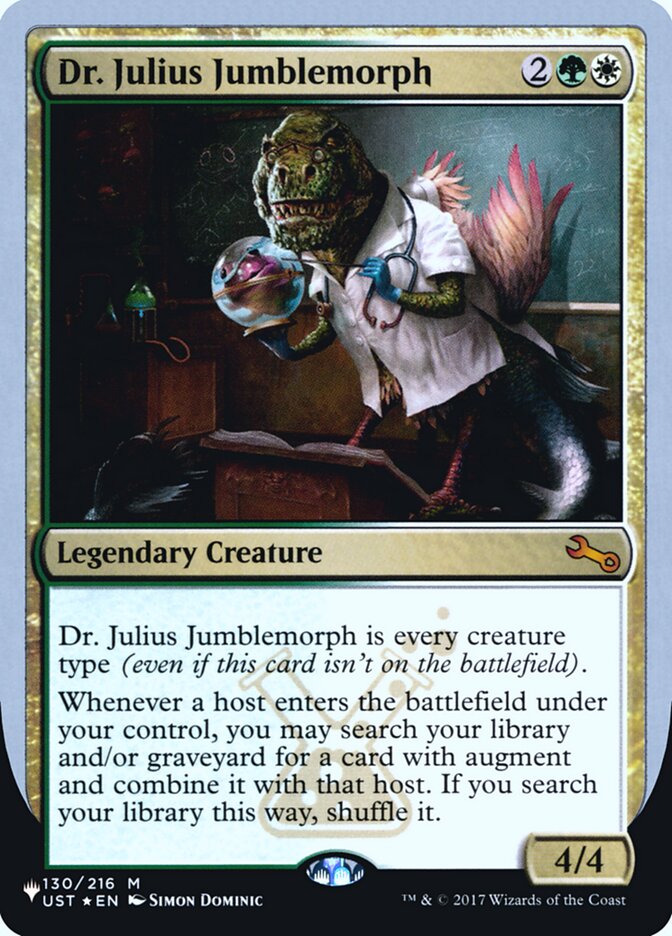 Dr. Julius Jumblemorph (Unfinity Foil Edition) [The List] | Anubis Games and Hobby