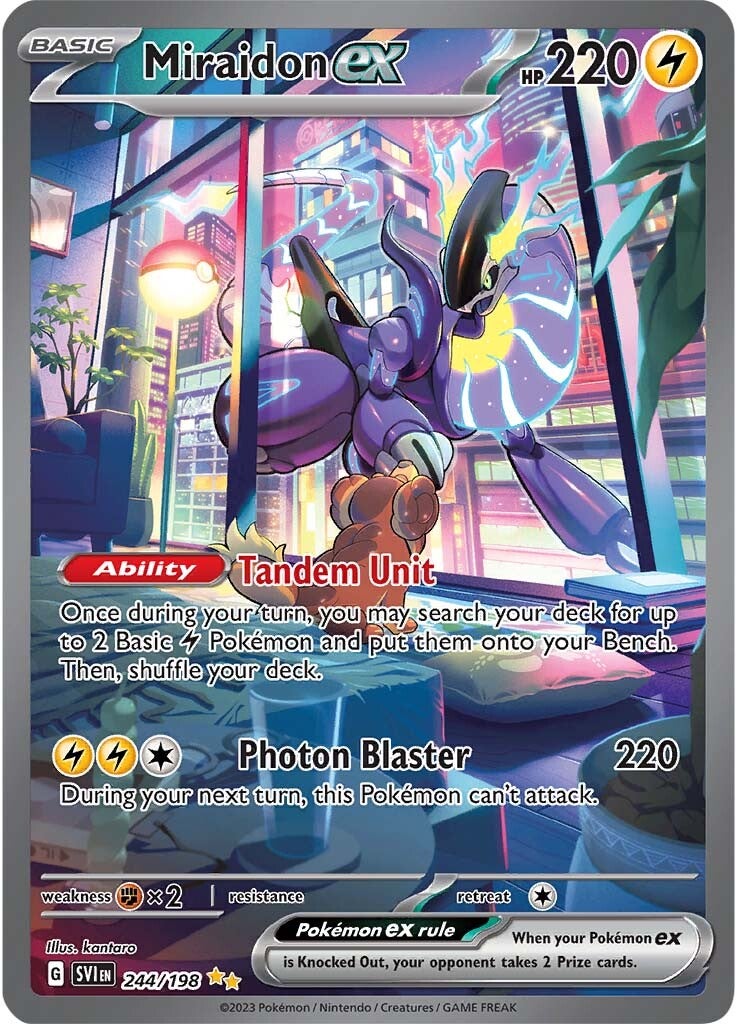 Miraidon ex (244/198) [Scarlet & Violet: Base Set] | Anubis Games and Hobby