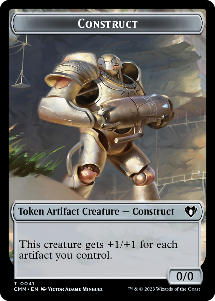 Construct Token (41) [Commander Masters Tokens] | Anubis Games and Hobby