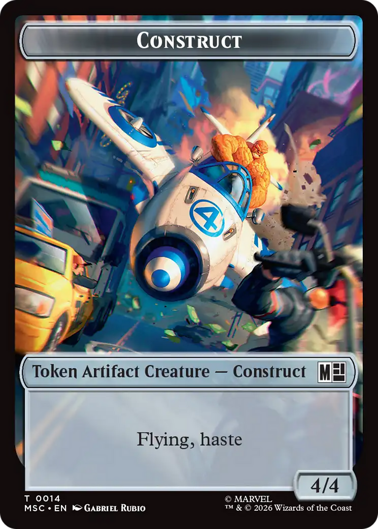 Goat // Construct Double-Sided Token [Marvel Super Heroes Commander Tokens] | Anubis Games and Hobby