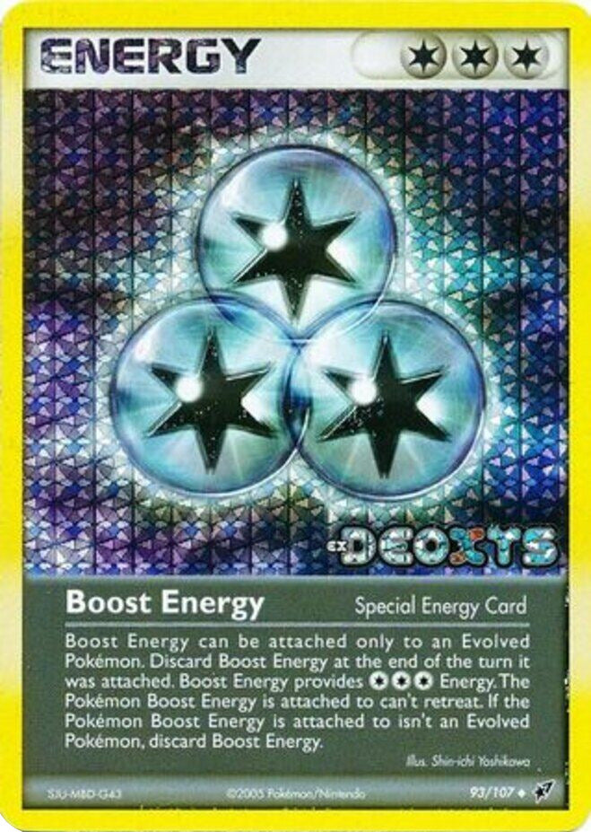Boost Energy (93/107) (Stamped) [EX: Deoxys] | Anubis Games and Hobby