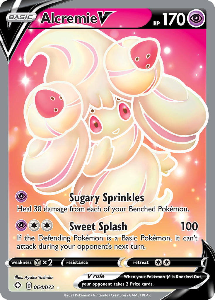 Alcremie V (064/072) [Sword & Shield: Shining Fates] | Anubis Games and Hobby