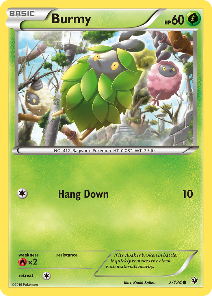 Burmy (2/124) [XY: Fates Collide] | Anubis Games and Hobby