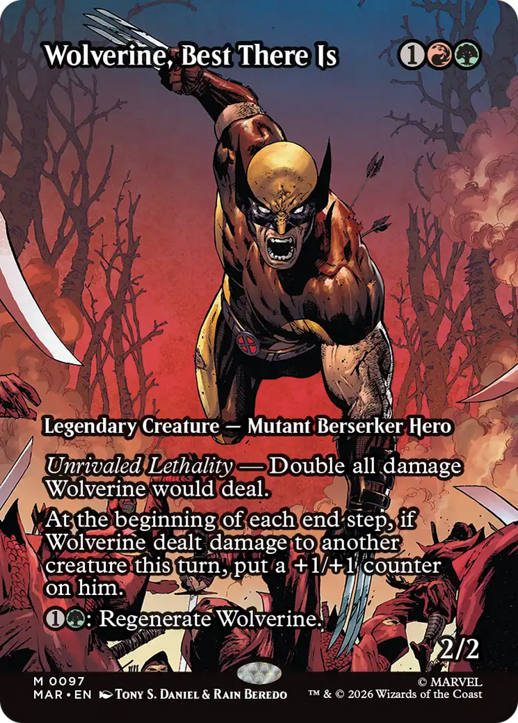 Wolverine, Best There Is (Borderless) [Marvel Universe: Eternal-Legal] | Anubis Games and Hobby