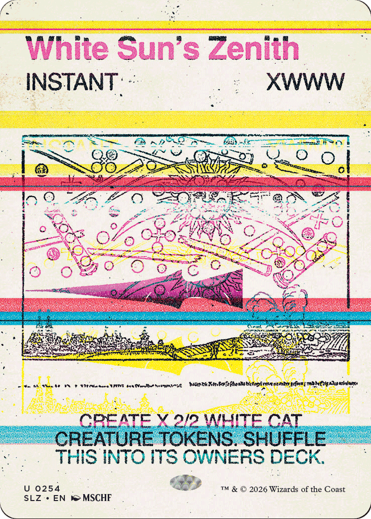 White Sun's Zenith (0254) [Secret Lair x MSCHF: The Zeta Set] | Anubis Games and Hobby