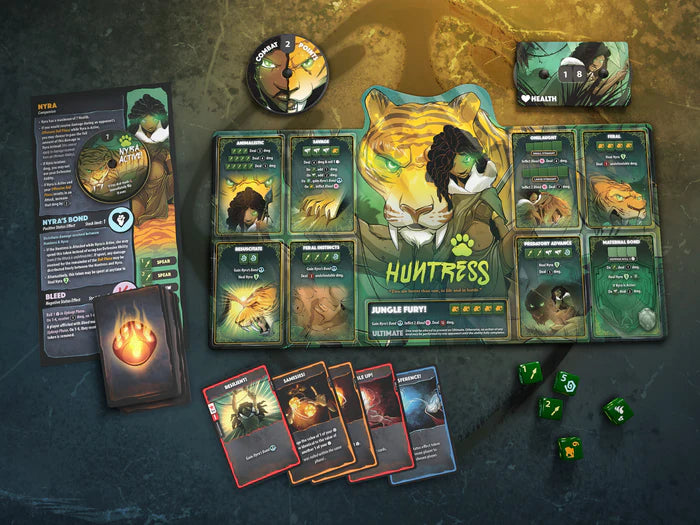 Dice Throne - Tactician V Huntress | Anubis Games and Hobby