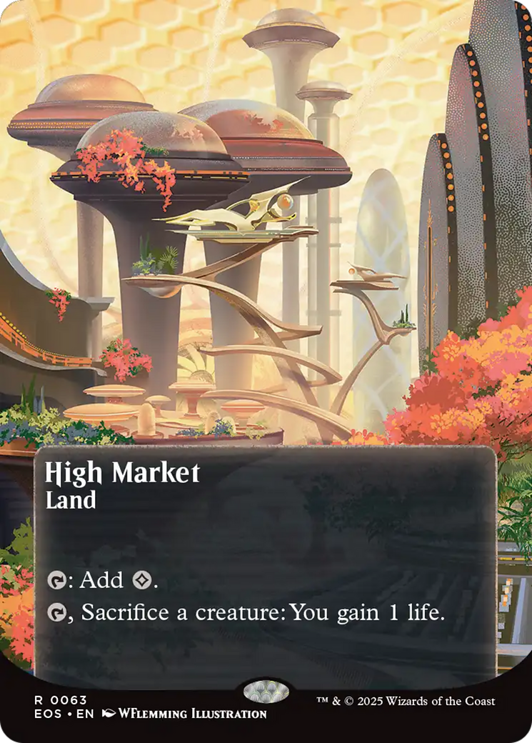 High Market (0063) (Borderless) [Edge of Eternities: Stellar Sights] | Anubis Games and Hobby