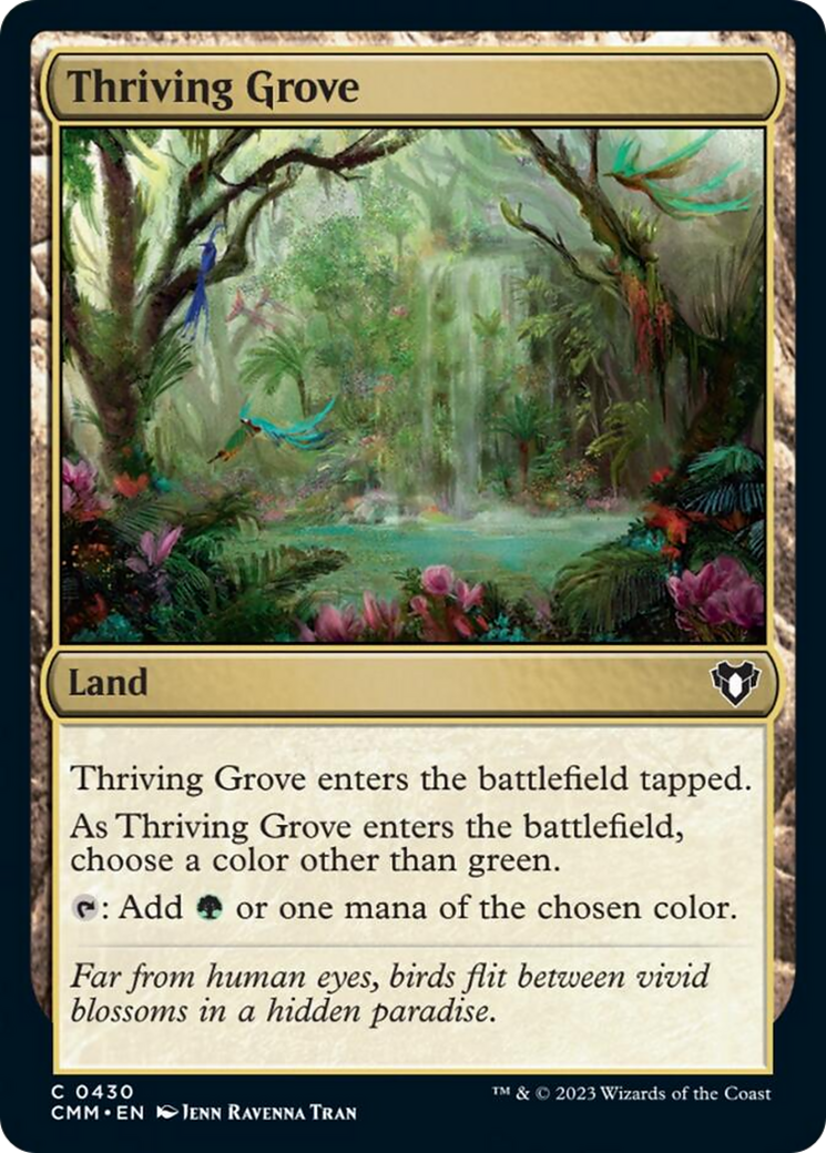 Thriving Grove [Commander Masters] | Anubis Games and Hobby