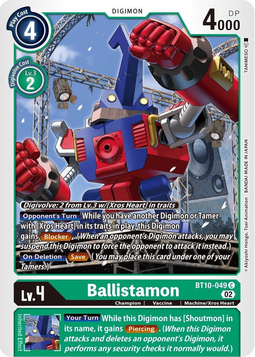 Ballistamon [BT10-049] [Xros Encounter] | Anubis Games and Hobby