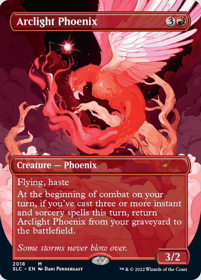Arclight Phoenix (Borderless) [Secret Lair Countdown Kit] | Anubis Games and Hobby