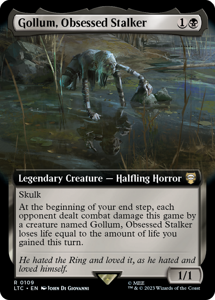 Gollum, Obsessed Stalker (Extended Art) [The Lord of the Rings: Tales of Middle-Earth Commander] | Anubis Games and Hobby