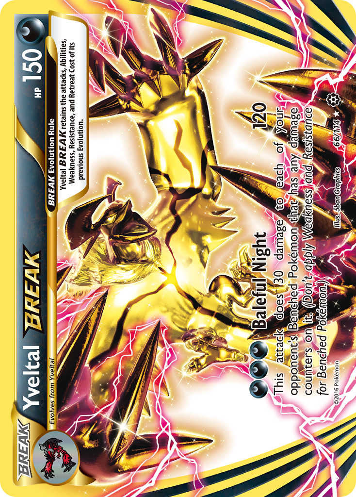 Yveltal BREAK (66/114) [XY: Steam Siege] | Anubis Games and Hobby