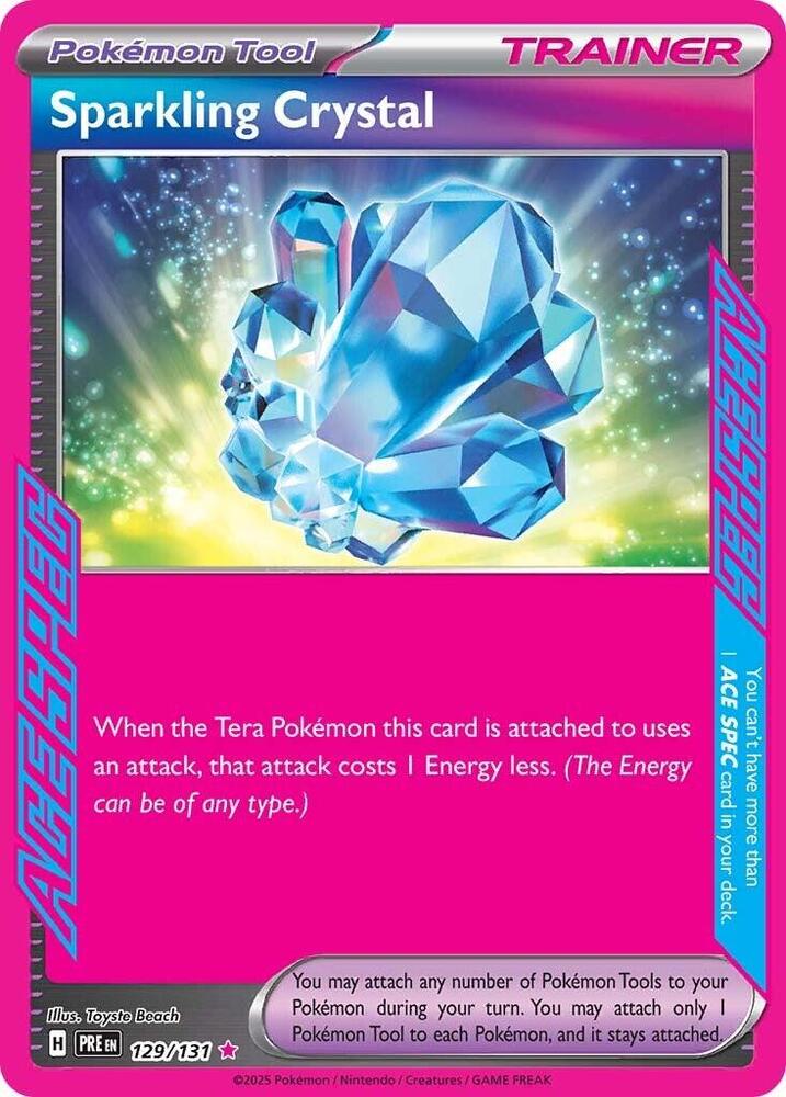 Sparkling Crystal (129/131) [Scarlet & Violet: Prismatic Evolutions] | Anubis Games and Hobby