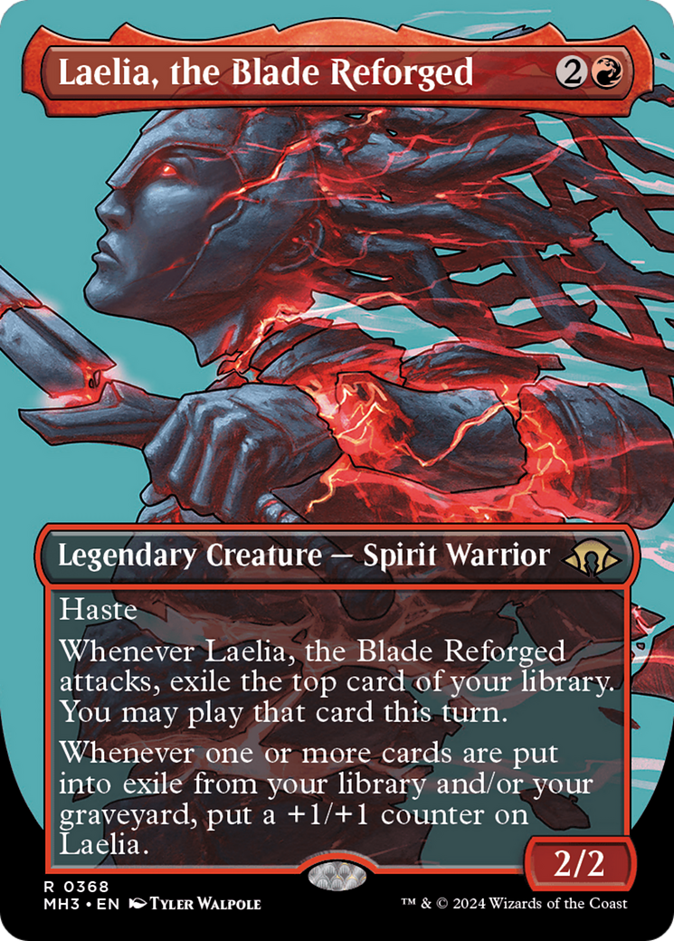 Laelia, the Blade Reforged (Borderless) [Modern Horizons 3] | Anubis Games and Hobby