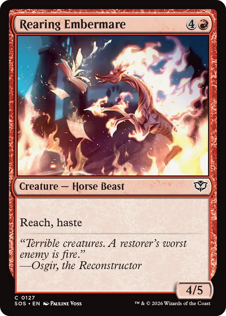 Rearing Embermare [Secrets of Strixhaven] | Anubis Games and Hobby