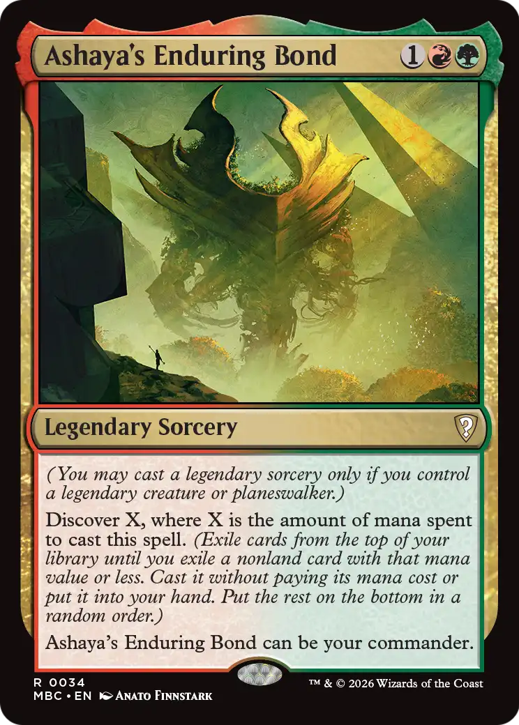Ashaya's Enduring Bond [Mystery Booster: Commander Edition] | Anubis Games and Hobby