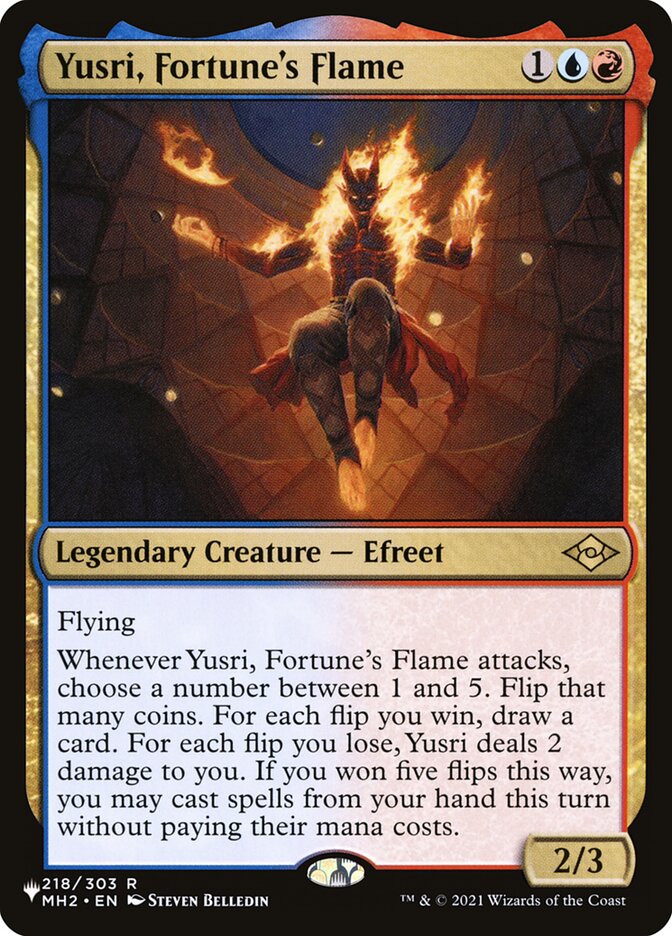 Yusri, Fortune's Flame [Secret Lair: Heads I Win, Tails You Lose] | Anubis Games and Hobby