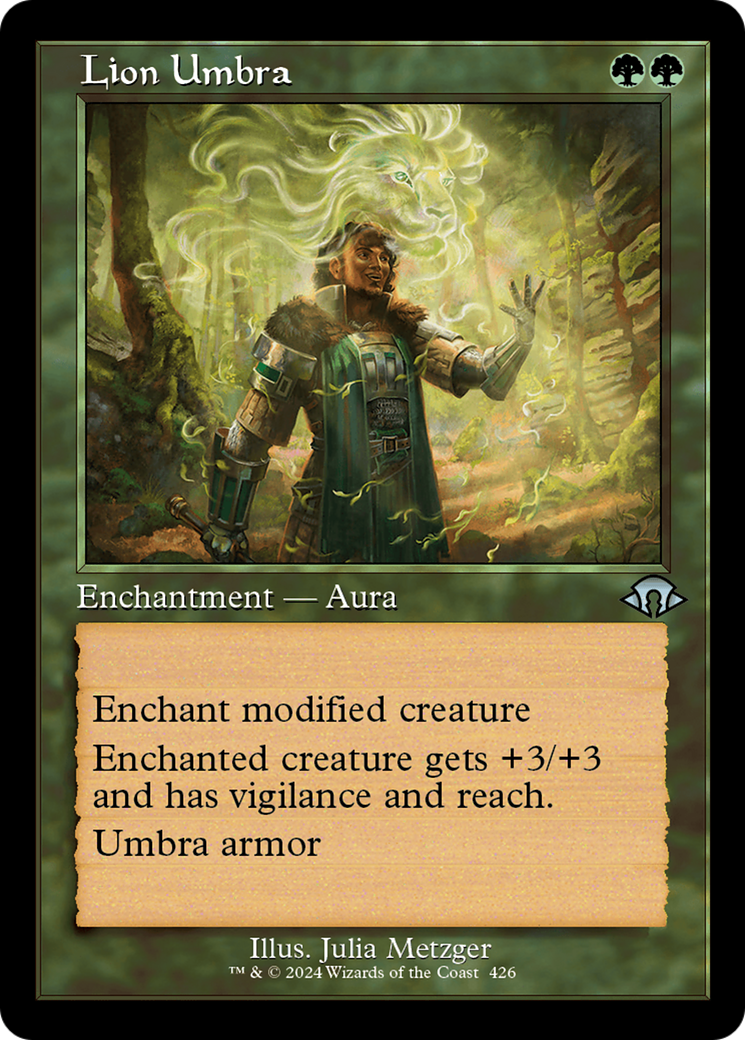 Lion Umbra (Retro Frame) [Modern Horizons 3] | Anubis Games and Hobby