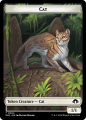 Phyrexian Germ // Cat Double-Sided Token [Modern Horizons 3 Tokens] | Anubis Games and Hobby