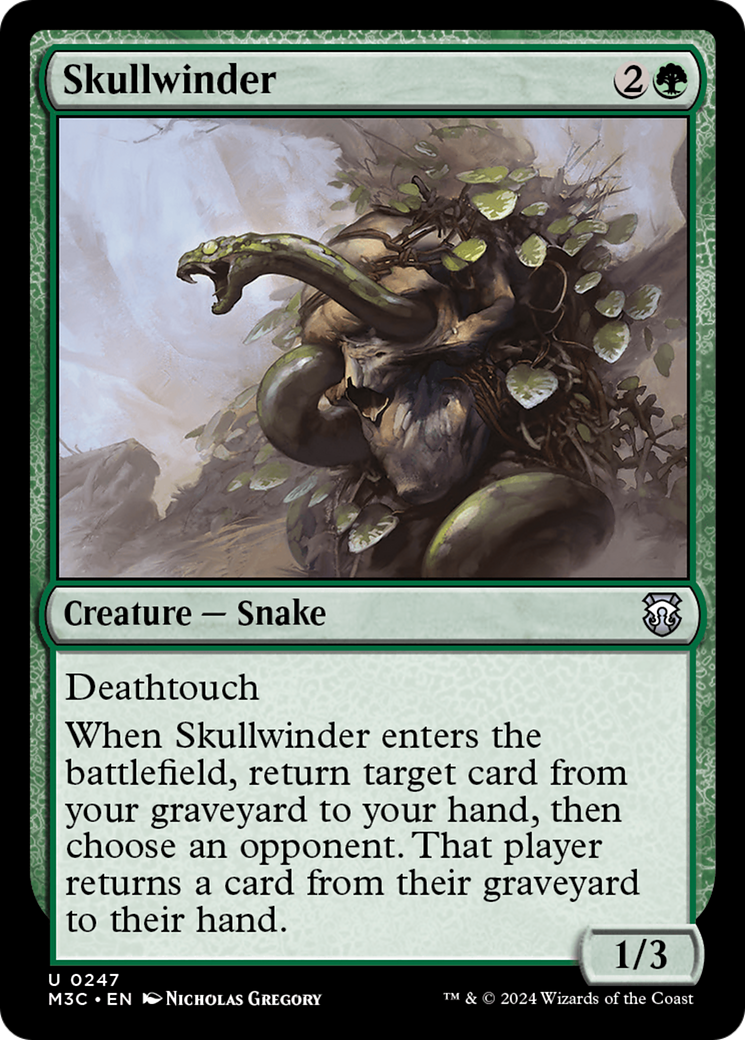 Skullwinder (Ripple Foil) [Modern Horizons 3 Commander] | Anubis Games and Hobby