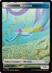Shapeshifter // Merfolk Double-Sided Token [Lorwyn Eclipsed Tokens] | Anubis Games and Hobby