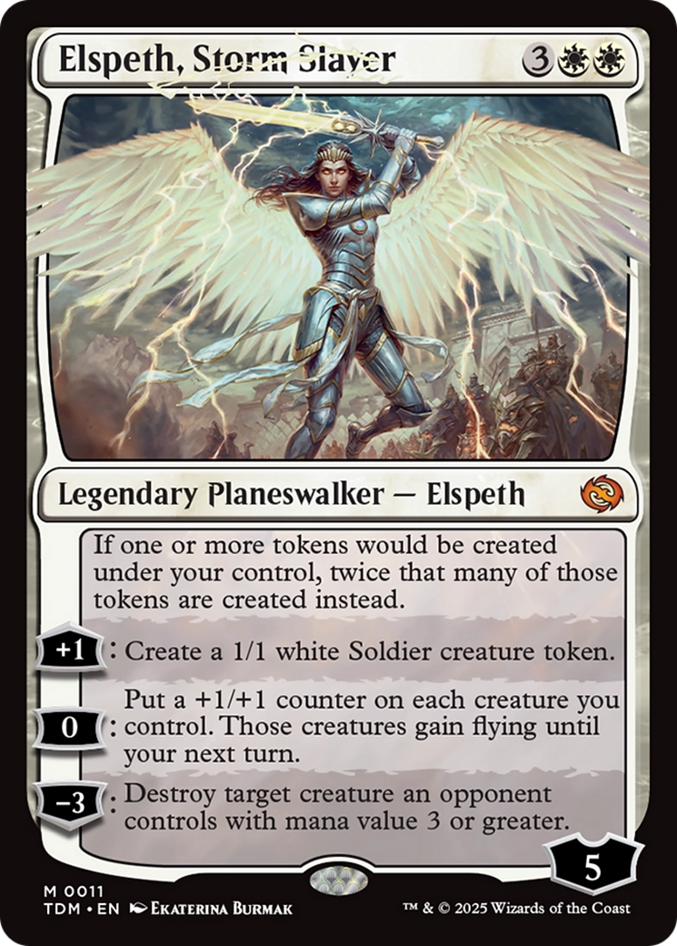 Elspeth, Storm Slayer [Tarkir: Dragonstorm] | Anubis Games and Hobby
