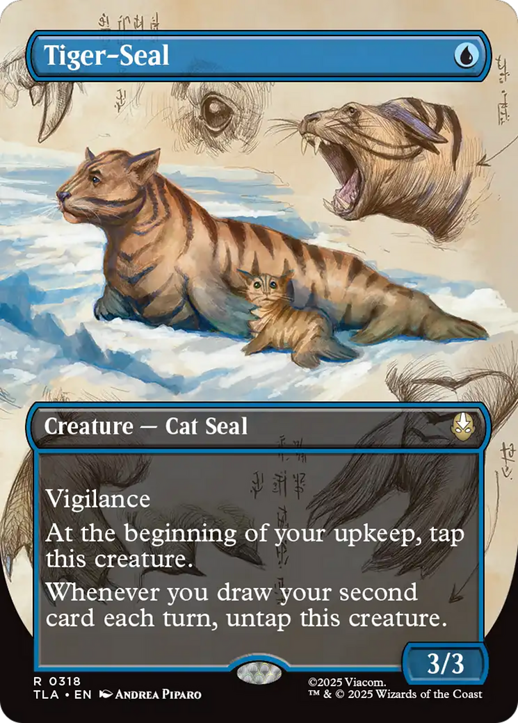 Tiger-Seal (Borderless) [Avatar: The Last Airbender] | Anubis Games and Hobby
