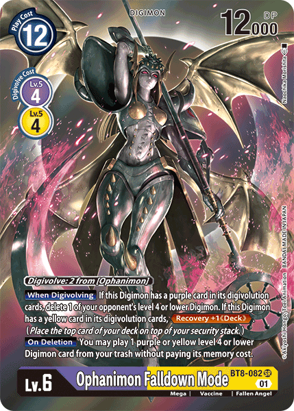 Ophanimon: Falldown Mode [BT8-082] (Alternate Art) [New Awakening] | Anubis Games and Hobby
