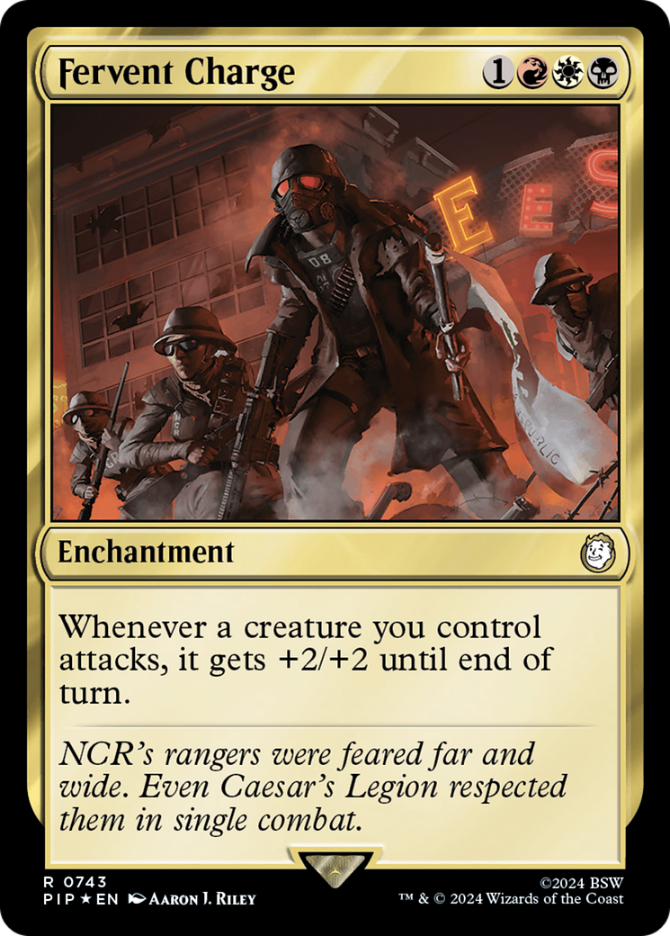 Fervent Charge (Surge Foil) [Fallout] | Anubis Games and Hobby