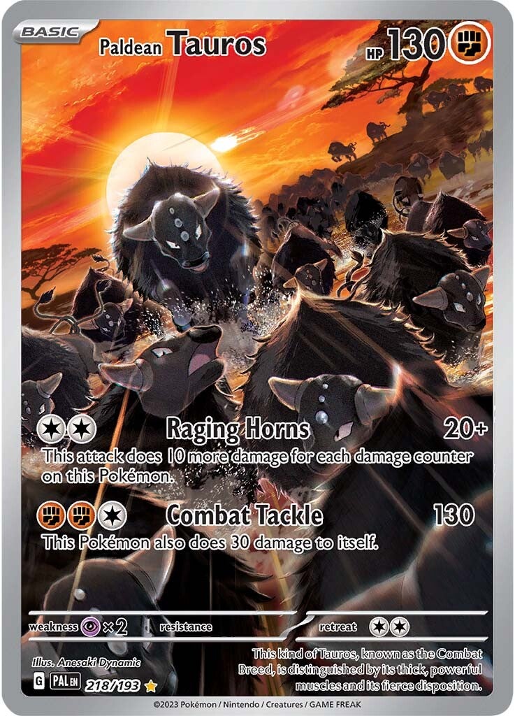 Paldean Tauros (218/193) [Scarlet & Violet: Paldea Evolved] | Anubis Games and Hobby