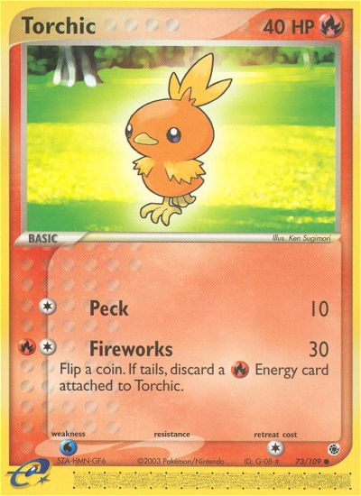 Torchic (73/109) [EX: Ruby & Sapphire] | Anubis Games and Hobby