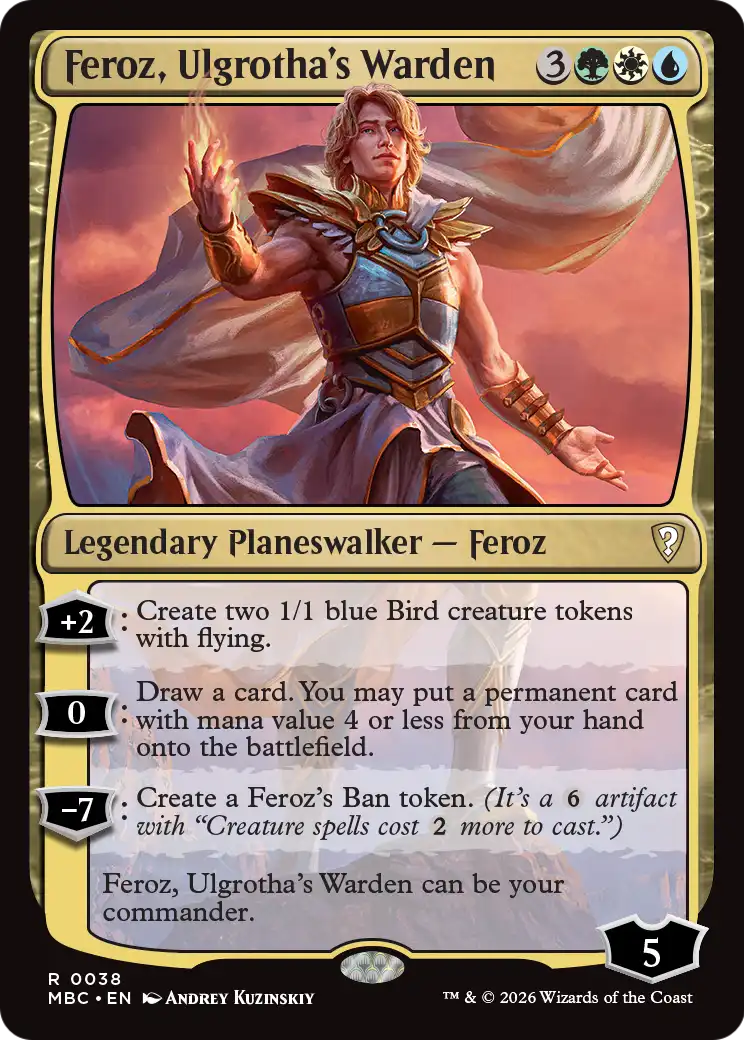 Feroz, Ulgrotha's Warden [Mystery Booster: Commander Edition] | Anubis Games and Hobby