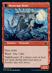 Brutal Cathar // Moonrage Brute [Innistrad: Midnight Hunt] | Anubis Games and Hobby