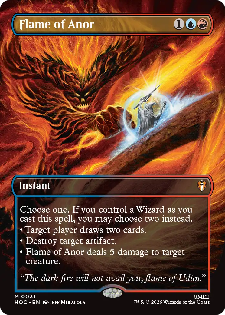 Flame of Anor (Borderless) [The Hobbit: Eternal-Legal] | Anubis Games and Hobby