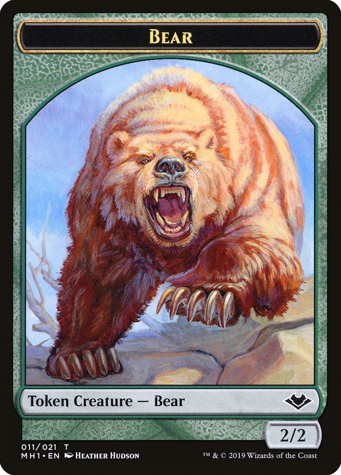 Bear Token [Modern Horizons Tokens] | Anubis Games and Hobby