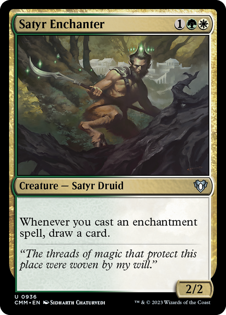 Satyr Enchanter [Commander Masters] | Anubis Games and Hobby