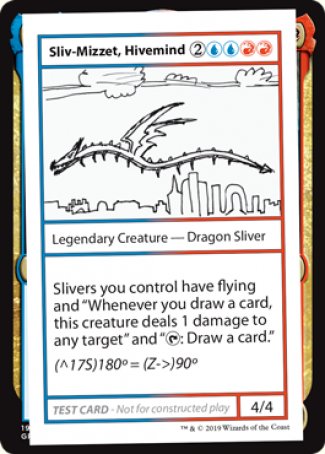 Sliv-Mizzet, Hivemind (2021 Edition) [Mystery Booster Playtest Cards] | Anubis Games and Hobby