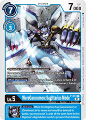 WereGarurumon: Sagittarius Mode [P-073] (Update Pack) [Promotional Cards] | Anubis Games and Hobby