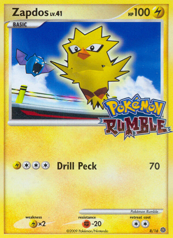 Zapdos (8/16) [Pokémon Rumble] | Anubis Games and Hobby