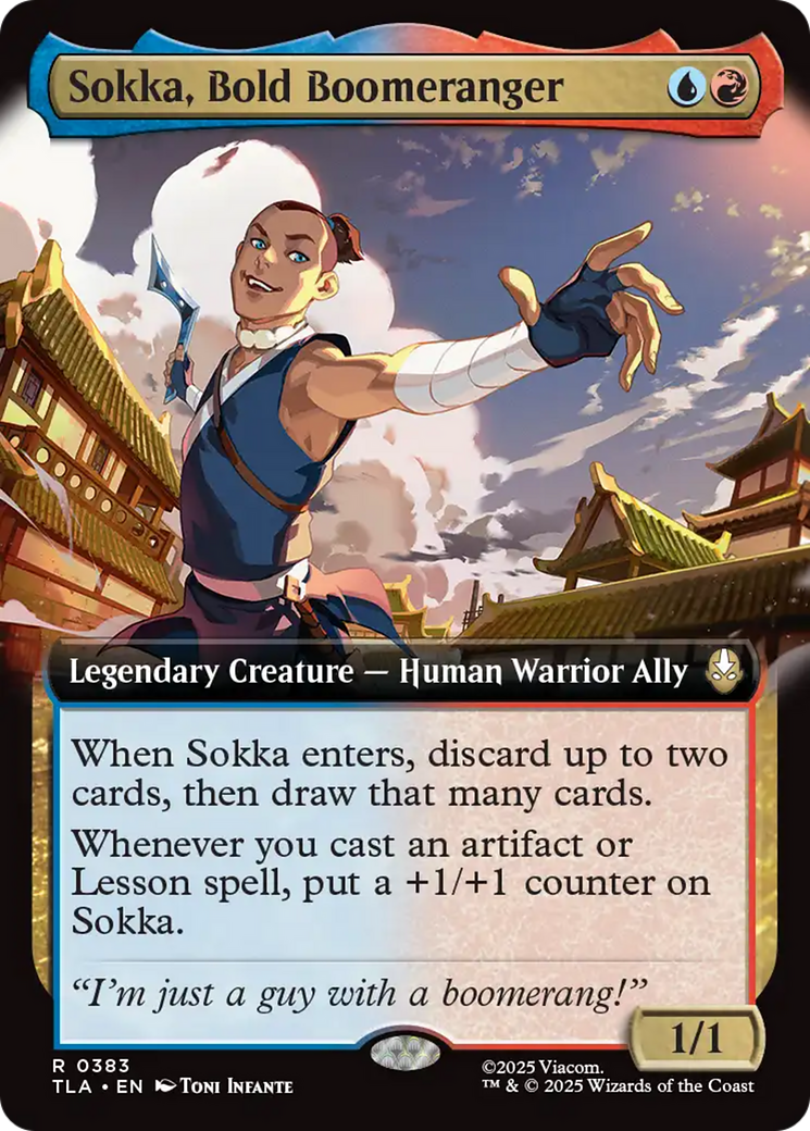 Sokka, Bold Boomeranger (Extended Art) [Avatar: The Last Airbender] | Anubis Games and Hobby