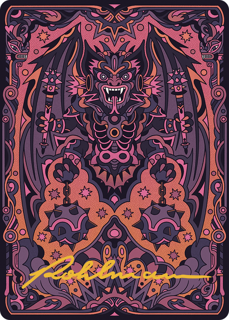 Bloodletter of Aclazotz Art Card (61/81) (Gold-Stamped Signature) [The Lost Caverns of Ixalan Art Series] | Anubis Games and Hobby