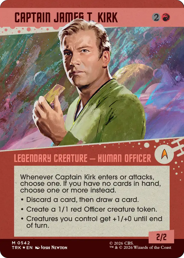 Captain James T. Kirk (Showcase) (Surge Foil) [Star Trek] | Anubis Games and Hobby