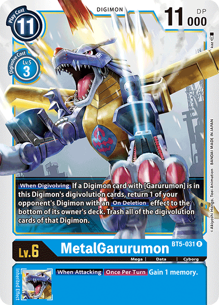 MetalGarurumon [BT5-031] [Battle of Omni] | Anubis Games and Hobby