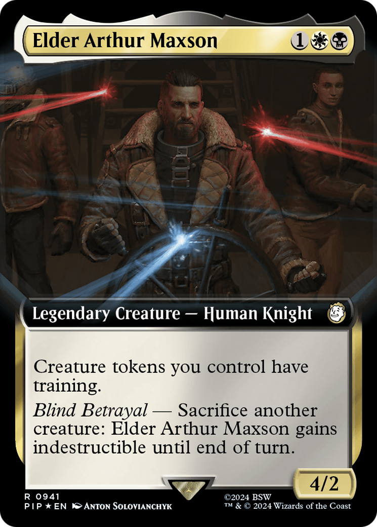 Elder Arthur Maxson (Extended Art) (Surge Foil) [Fallout] | Anubis Games and Hobby