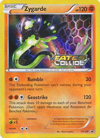 Zygarde (XY129) (Staff) [XY: Black Star Promos] | Anubis Games and Hobby