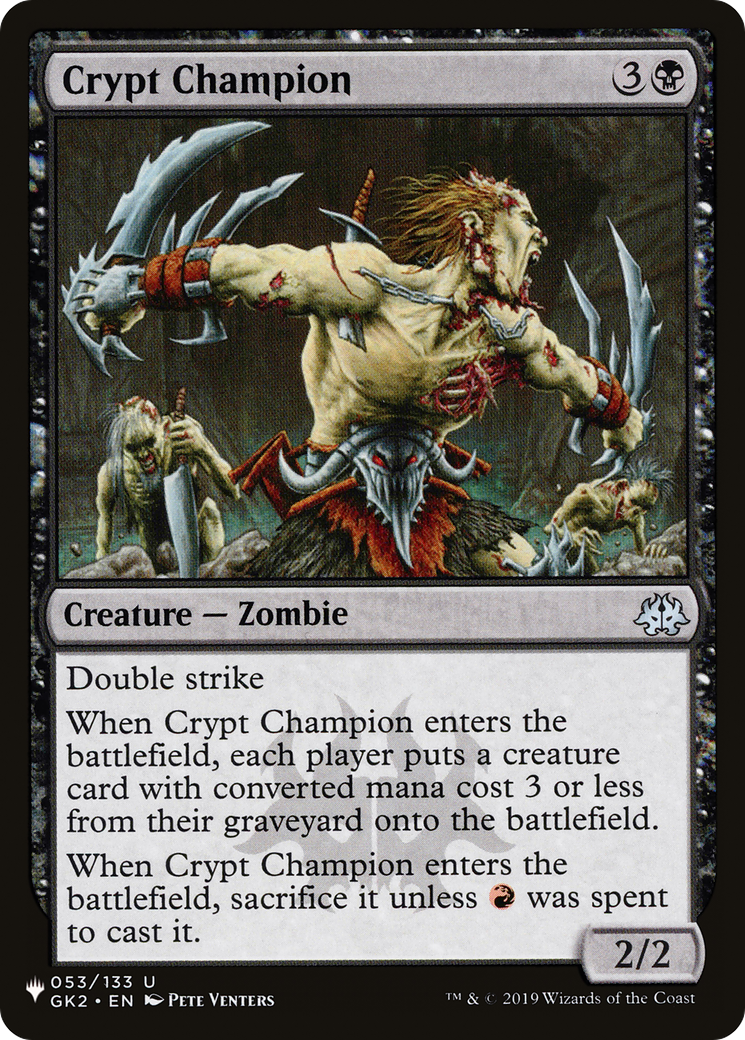 Crypt Champion [The List Reprints] | Anubis Games and Hobby