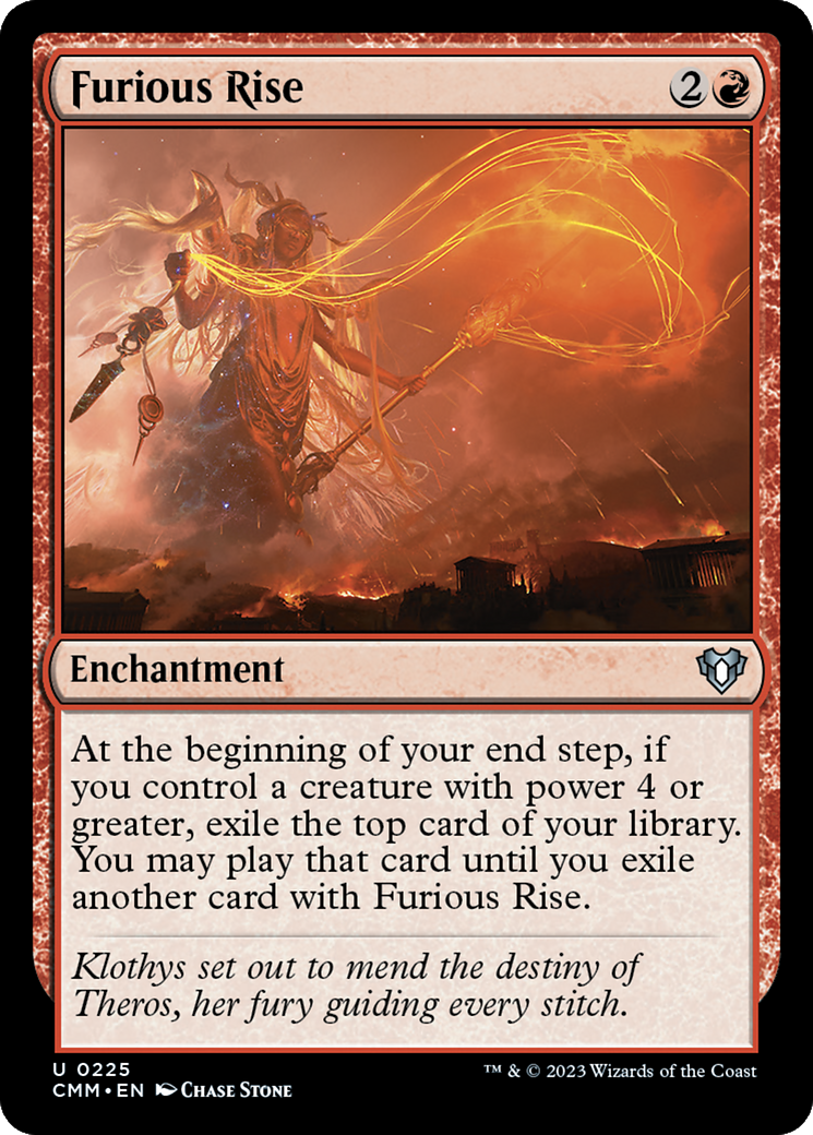 Furious Rise [Commander Masters] | Anubis Games and Hobby