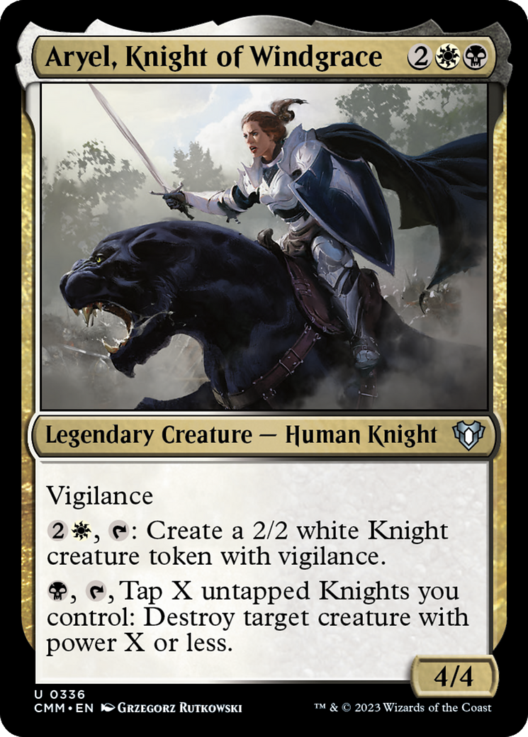 Aryel, Knight of Windgrace [Commander Masters] | Anubis Games and Hobby