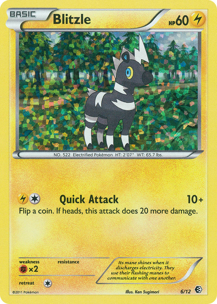 Blitzle (6/12) [McDonald's Promos: 2011 Collection] | Anubis Games and Hobby