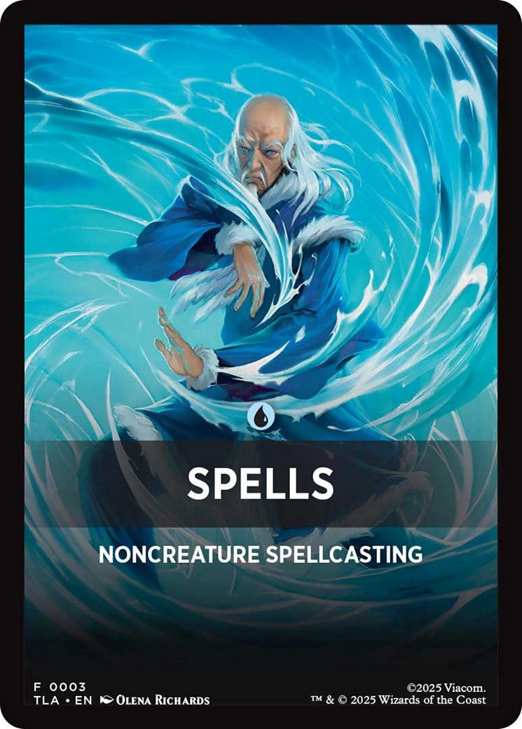 Spells Theme Card [Avatar: The Last Airbender Tokens] | Anubis Games and Hobby